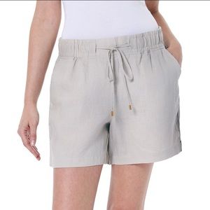 Ellen Tracy Company Linen Shorts